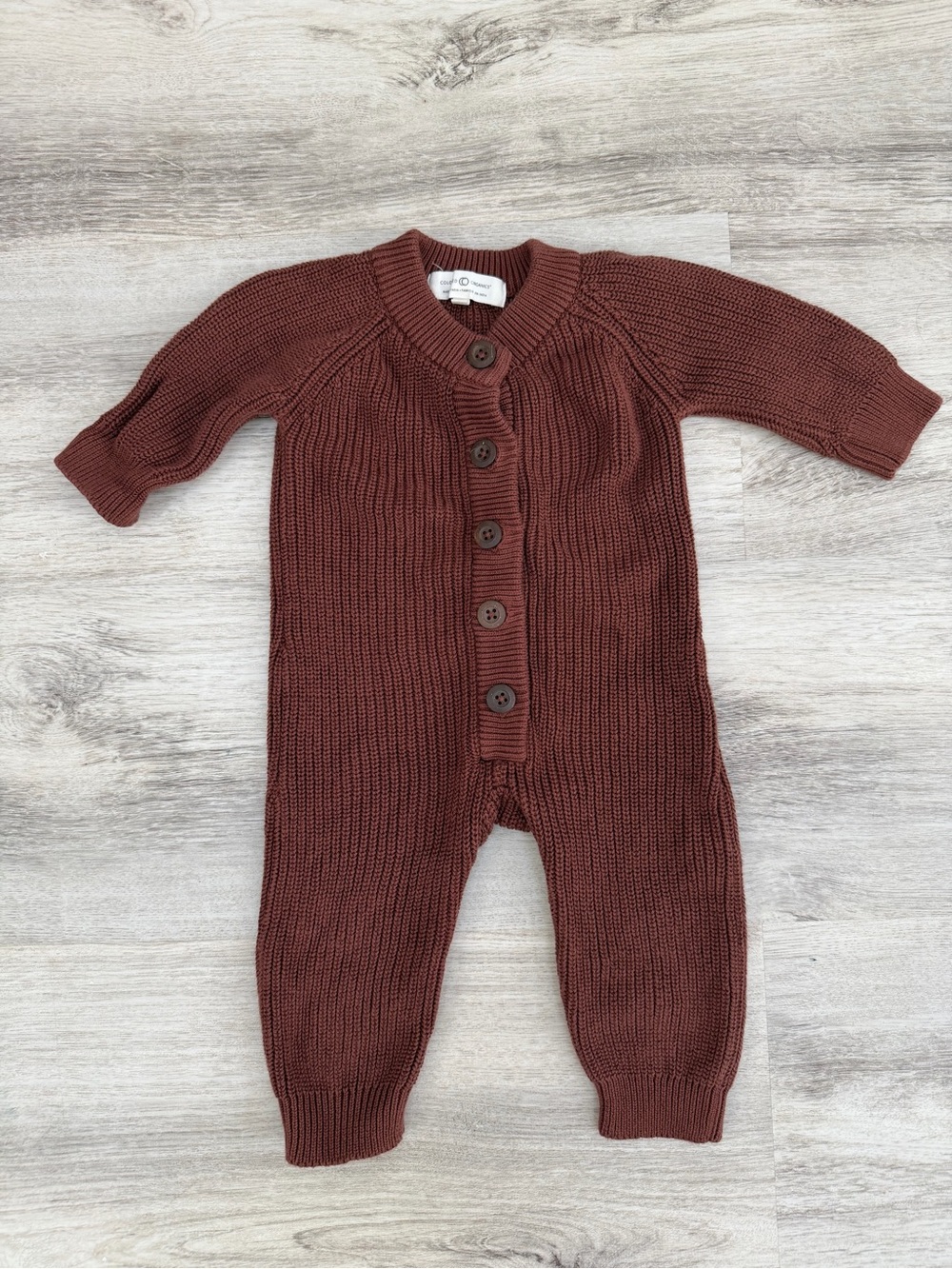 Colored Organics Cozy Knit One-Piece